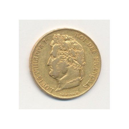 Louis philippe I - 20 Francs Or - 1834 B Rouen - Tête laurée