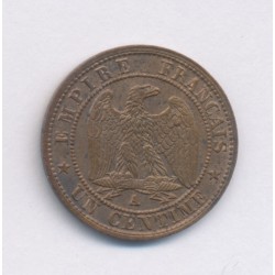 1 Centime Napoléon III - 1853 A Paris - Tête nue - TTB 2