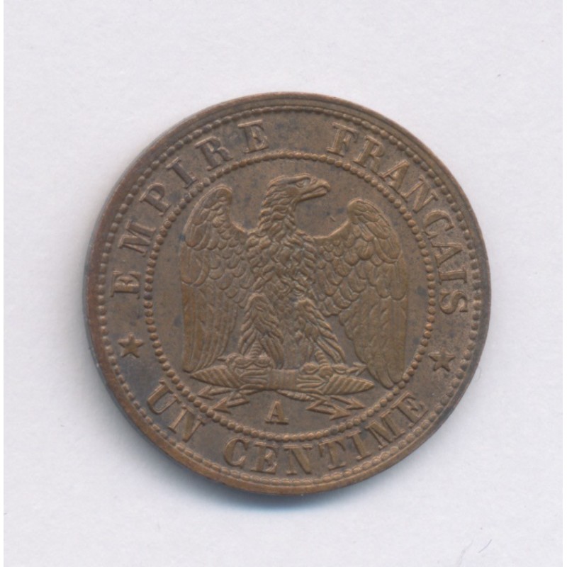 1 Centime Napoléon III - 1853 A Paris - Tête nue - TTB