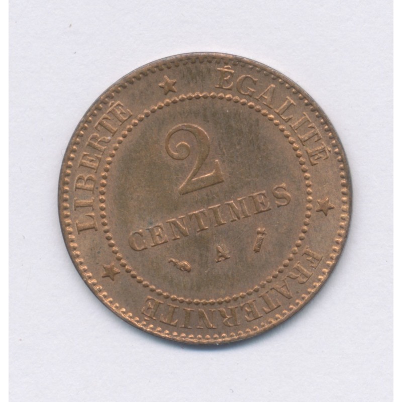 2 centimes Cérès - 1888 A Paris - SPL