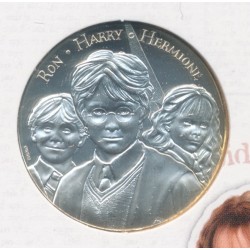 10 Euro Harry Potter 2021 - Harry Ron et Hermione - N°9 - argent 2