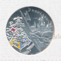 10 Euro Harry Potter 2021 - Chateau de Poudlard - N°18 - argent - Harry Potter et Voldemort 2