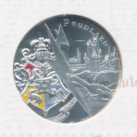10 Euro Harry Potter 2021 - Chateau de Poudlard - N°18 - argent - Harry Potter et Voldemort
