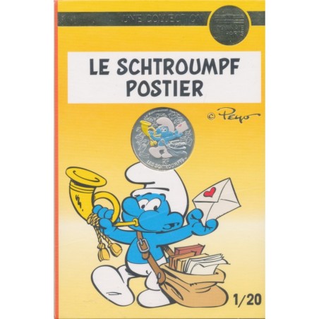 10 Euro 2020 - Le Schtroumpf postier - N°1 - argent