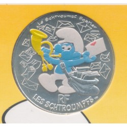10 Euro 2020 - Le Schtroumpf postier - N°1 - argent 2