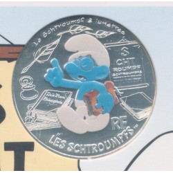 10 Euro 2020 - Le Schtroumpf à lunettes - N°2 - argent 2