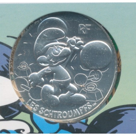 10 Euro 2020 - Le Schtroumpf costaud - N°7 - argent
