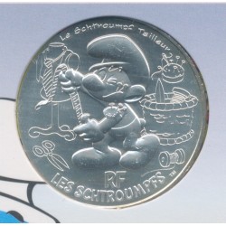 10 Euro 2020 - Le Schtroumpf tailleur - N°9 - argent 2
