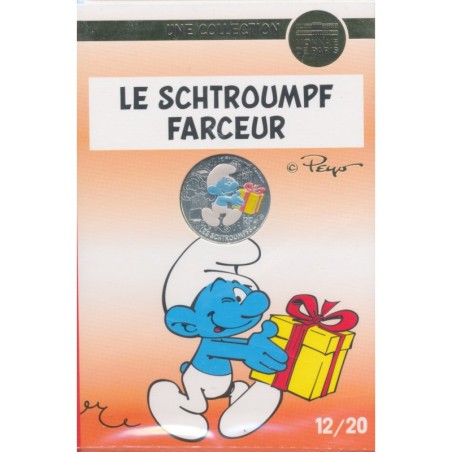 10 Euro 2020 - Le Schtroumpf farceur - N°12 - argent