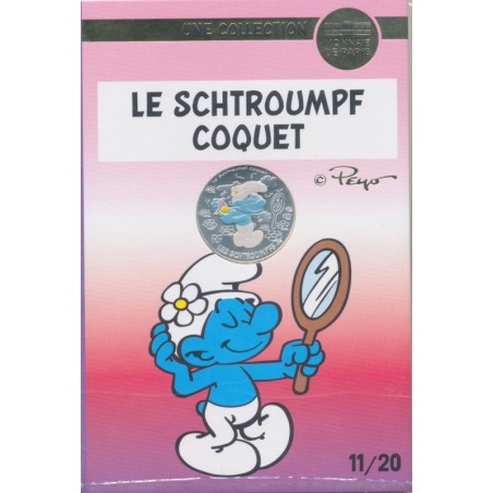 10 Euro 2020 - Le Schtroumpf coquet - N°11 - argent