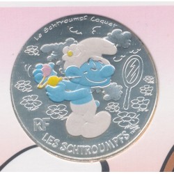 10 Euro 2020 - Le Schtroumpf coquet - N°11 - argent 2