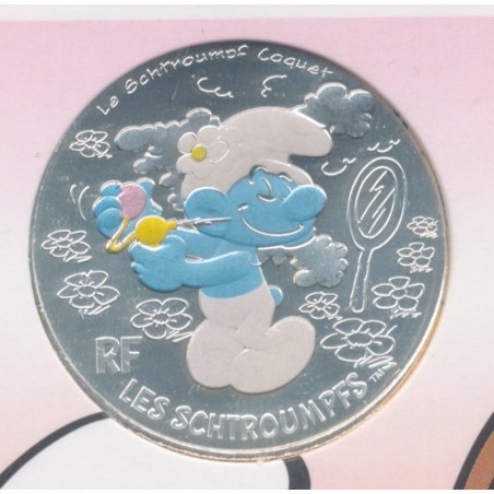 10 Euro 2020 - Le Schtroumpf coquet - N°11 - argent