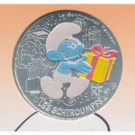 10 Euro 2020 - Le Schtroumpf farceur - N°12 - argent