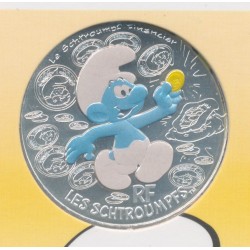 10 Euro 2020 - Le Schtroumpf financier - N°13 - argent 2