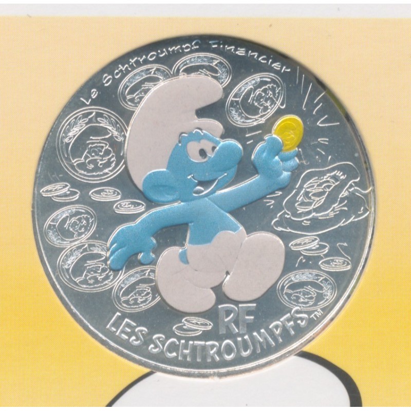 10 Euro 2020 - Le Schtroumpf financier - N°13 - argent