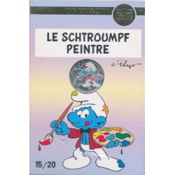 10 Euro 2020 - Le Schtroumpf peintre - N°15 - argent