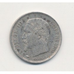 50 centimes Napoléon III - 1856 A Paris - Tête nue