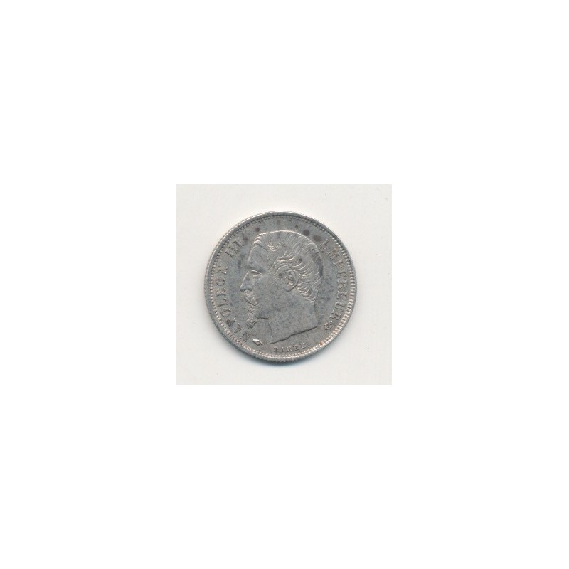 50 centimes Napoléon III - 1856 A Paris - Tête nue