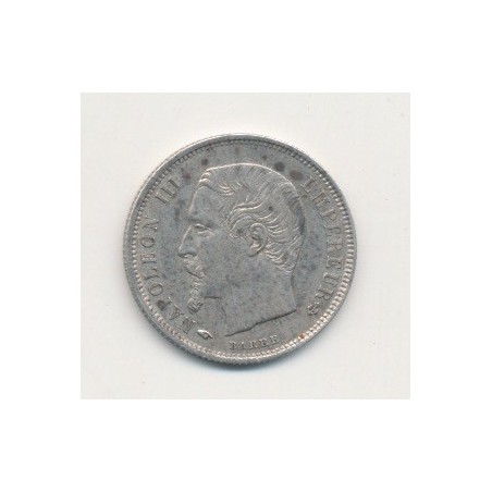 50 centimes Napoléon III - 1856 A Paris - Tête nue