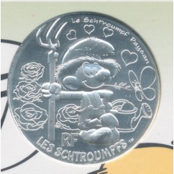 10 Euro 2020 - Le Schtroumpf paysan - N°18 - argent 2