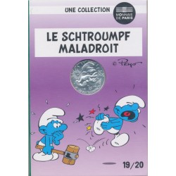 10 Euro 2020 - Le Schtroumpf maladroit - N°19 - argent