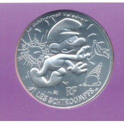 10 Euro 2020 - Le Schtroumpf maladroit - N°19 - argent 2