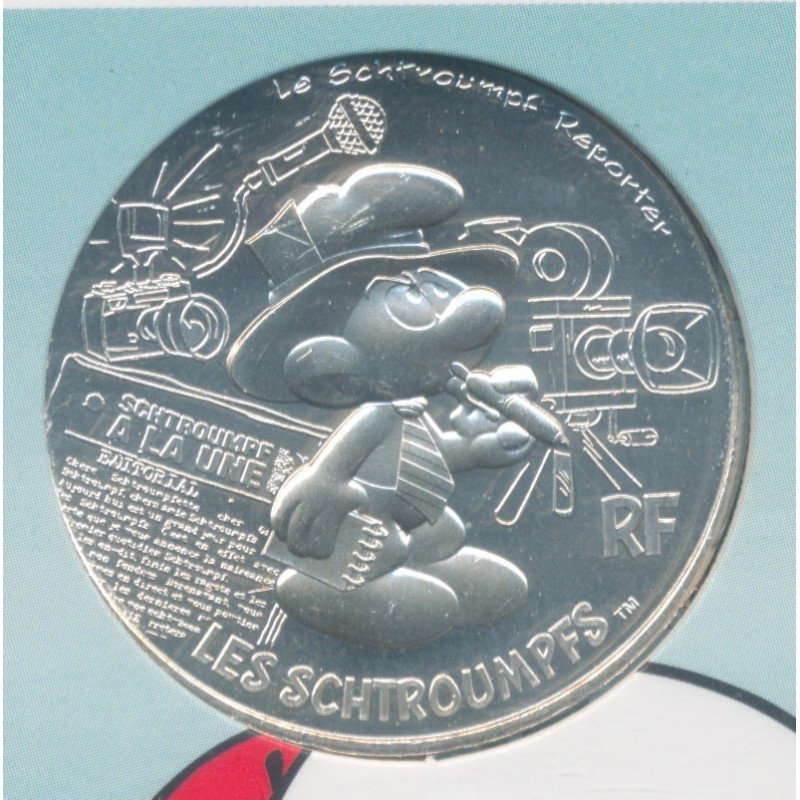 10 Euro 2020 - Le Schtroumpf reporter - N°20 - argent