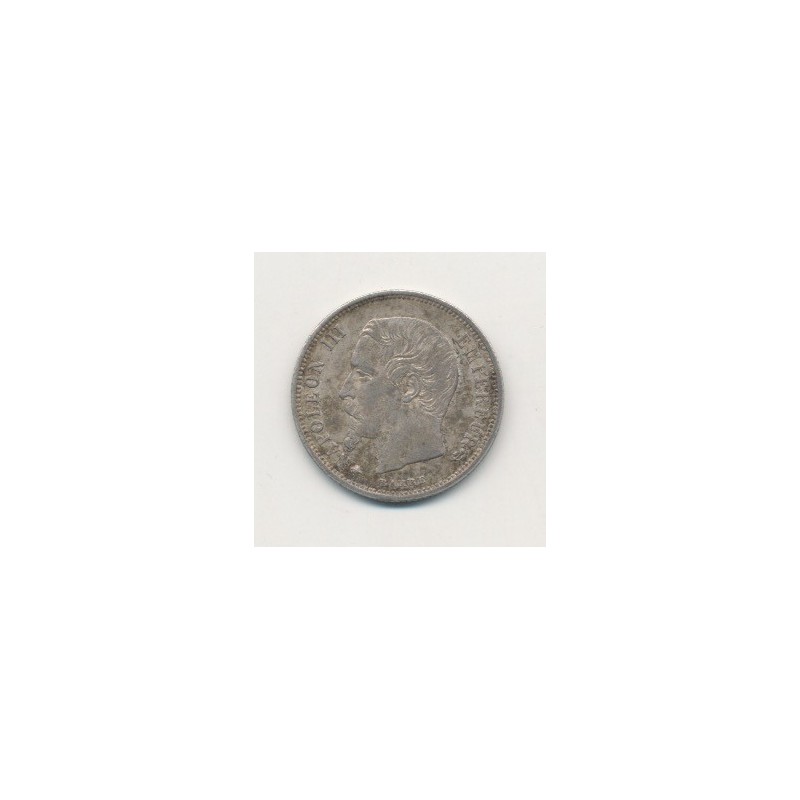 50 centimes Napoléon III - 1856 BB Strasbourg - Tête nue