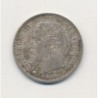 50 centimes Napoléon III - 1856 BB Strasbourg - Tête nue