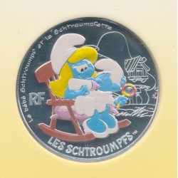 50 Euro 2020 - Le bébé Schtroumpf - argent