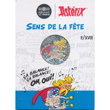 10 Euro 2022 - Panoramix - Sens de la fête - N°2/18 - argent