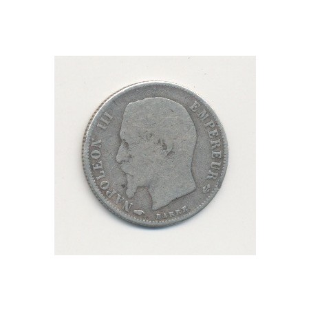 50 centimes Napoléon III - 1859 A Paris - Tête nue