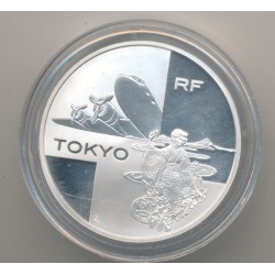 1 1/2 Euro - Vol Paris Tokyo - 2003 - argent BE
