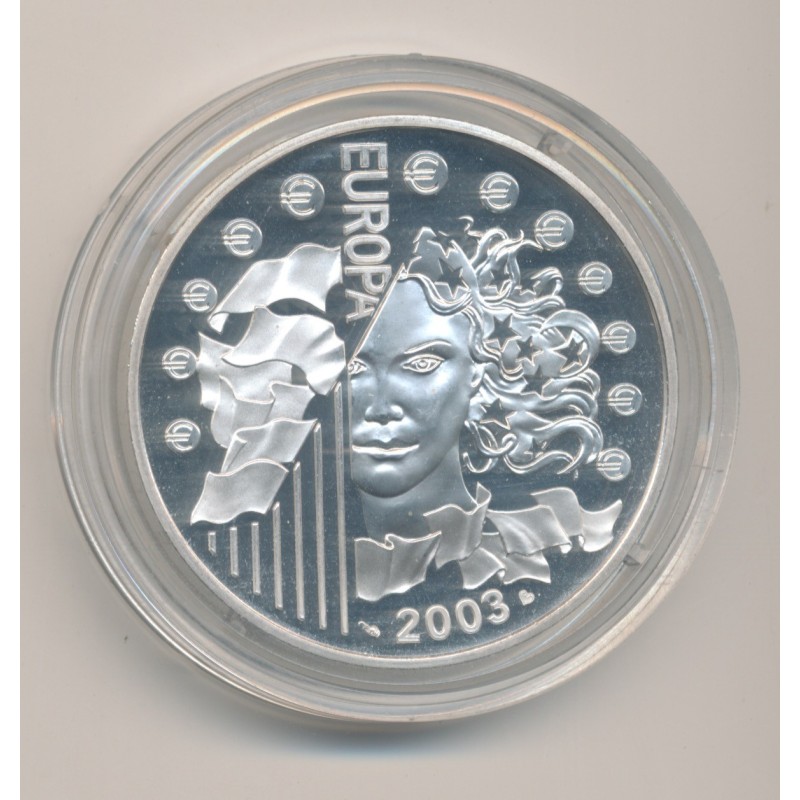 1 1/2 Euro - Europa - argent BE - 2003