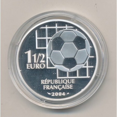 1 1/2 Euro - Centenaire de la FIFA - argent BE - 2004