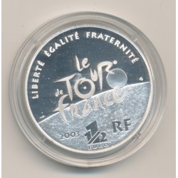 1,5 Euro 2003 - Contre la montre - Centenaire tour de france - argent BE 2
