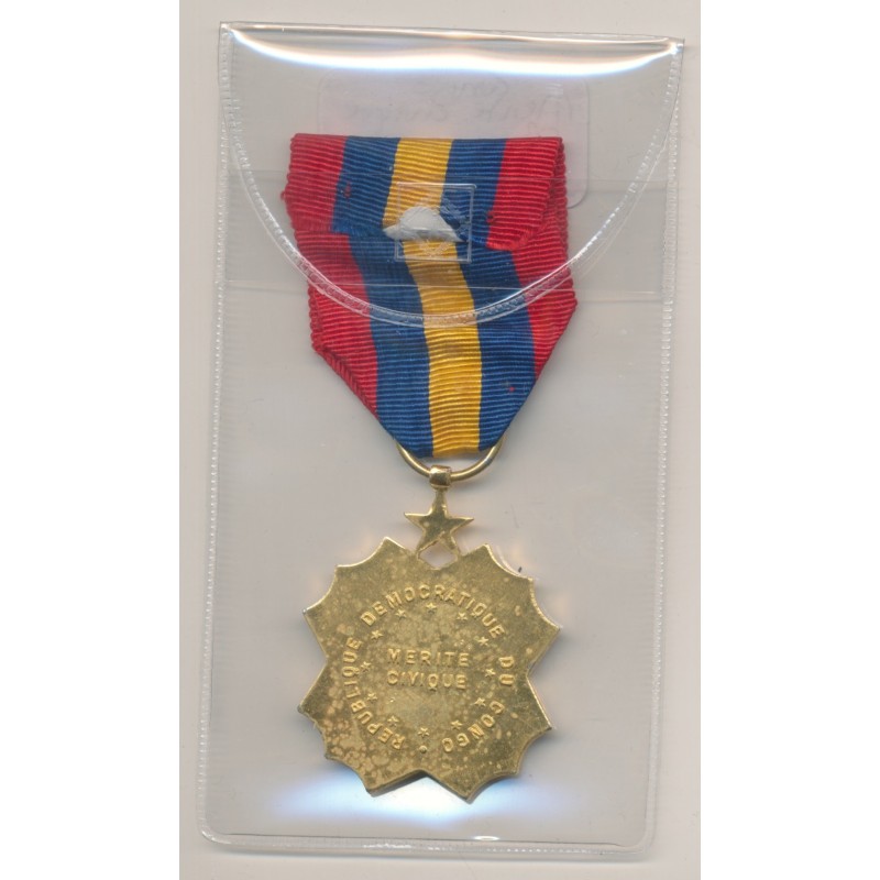 Congo - Mérite Civique or - bronze - ordonnance