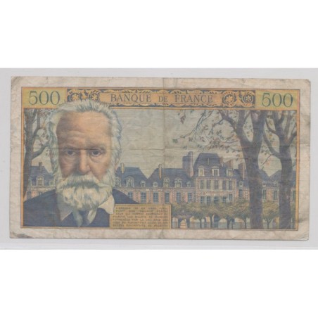 500 Francs Victor Hugo - 4.03.1954 - P.21 - TB