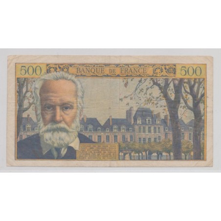 500 Francs Victor Hugo - 4.03.1954 - Y.14 - TB+