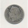 50 centimes Napoléon III - 1866 BB Strasbourg - Tête laurée