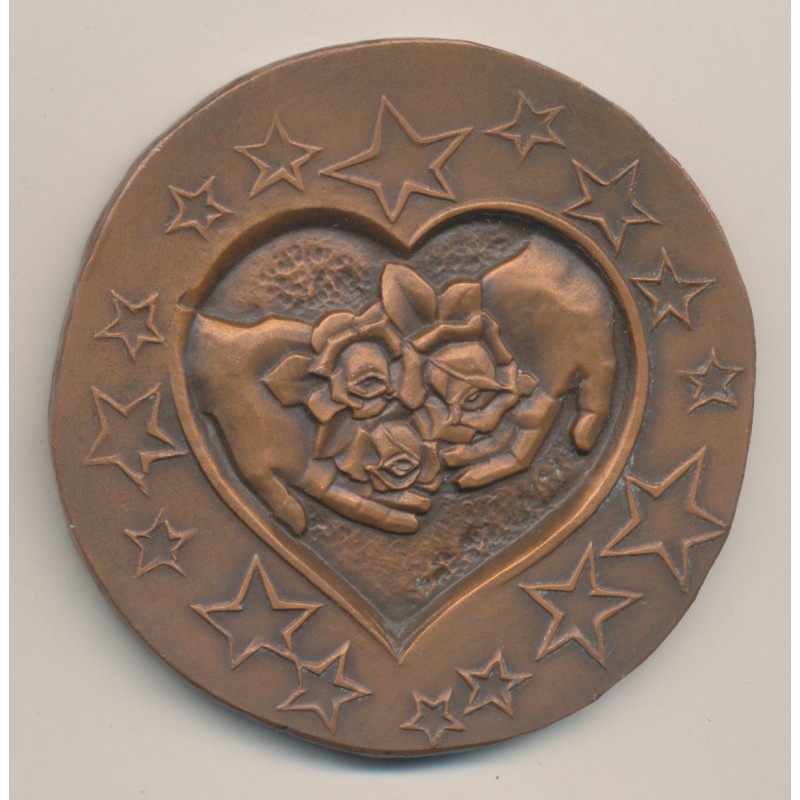Médaille - Franz Schubert - Bronze - 68mm - TTB+