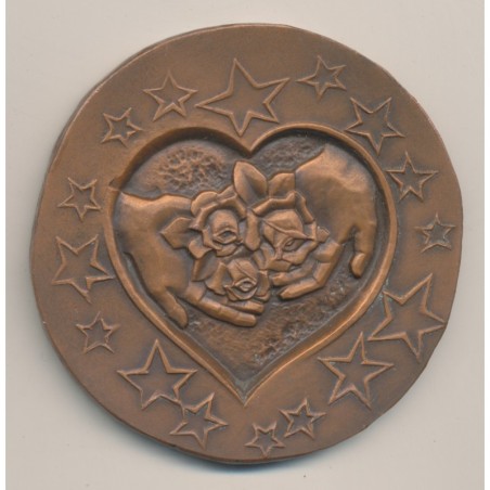 Médaille - Franz Schubert - Bronze - 68mm - TTB+