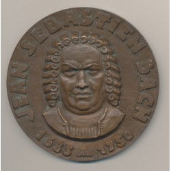 Médaille - Jean-Sébastien Bach - Le concerto - Bronze - 68mm - TTB+