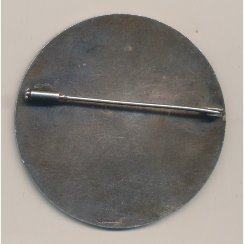 Médaille - Frédéric Mistral - 1830-1914 - bronze argenté - en broche - TTB+