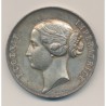 Médaille - Exposition Universelle 1855 - Eugénie Impératrice - étain - 50mm - TB+