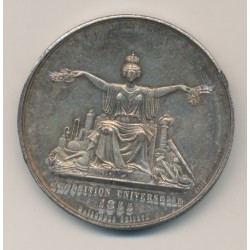 Médaille - Exposition Universelle 1855 - Eugénie Impératrice - étain - 50mm - TB+ 2