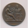 Médaille - École municipale de dessin pratique - 1909 Paris - bronze 41mm - TTB