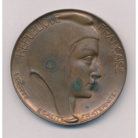 Médaille - République Française - Député - bronze - 50mm - TTB