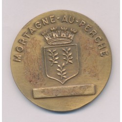 Médaille - Mortagne sur perche - bronze - 50mm - TTB 2