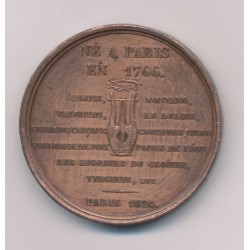 Médaille - Henri Montau Berton - 1824 - bronze 42mm - TTB+ 2
